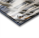 Apartment windows with open shutters and balconies - Paris Acrylic print