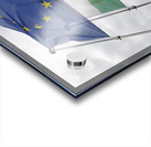 Flags on the Vela Tower The Alhambra Granada Andalusia Spain Acrylic print