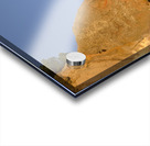 Sea kayaking under sculpted sandstone cliffs Acrylic print