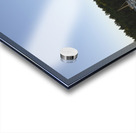 Sculpted sandstone cliff in front of the Tent Island anchorage Acrylic print