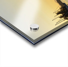 Sea kayaker and anchored boats in Princess Bay Acrylic print