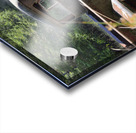 Old pickup truck with steam rising Acrylic print