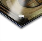 Shaft of light coming through the entrance door.  Eglise de Saint Maurice. Chatillon-sur-Loire Centre. France Acrylic print