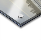 Man walking with surfboard through the mist Long Beach Pacific Rim National Park Acrylic print