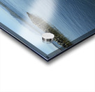 Two native canoes anchored in Tofino Harbour Acrylic print