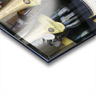 Champagne bottles in a liquor store Nevers Nièvre Burgundy France Acrylic print