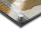 Bas relief plaque for California is inlaid into Hoover Dams plazas surface one of the seven states that fall within the Colorado Rivers basin. Hoover Dam Arizona Nevada USA Acrylic print