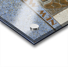 Bas relief plaque for New Mexico is inlaid into Hoover Dams plazas surface one of the seven states that fall within the Colorado Rivers basin. Hoover Dam Arizona Nevada USA Acrylic print