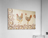 Roosters - Aix-en-Provence Acrylic Print