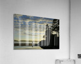 Photographing the sunset on Tonquin Beach Acrylic Print