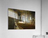 Interior of Eglise Saint Pothin with the alter and organ Acrylic Print