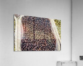 Black olives been sold in bulk Acrylic Print
