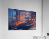 Cloud formation at sunset - Tent Island Acrylic Print