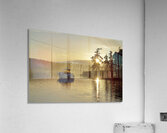 Small motor boat leaving Conover Cove Acrylic Print