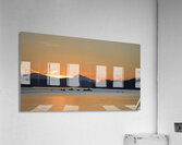 Kayakers near islets at the entrance to Princess Bay Acrylic Print