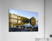 Pleasure boats at the wharf in Conover Cove Acrylic Print