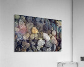 Polished rocks under the water. Sucia Island Acrylic Print