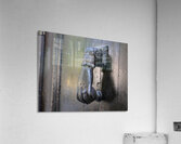 Hand door knocker. Aix-en-Provence. France Acrylic Print