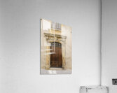 Ornate entry door. Lourmarin. France Acrylic Print