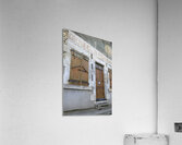 Old door and windows. Herry. France Acrylic Print