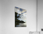 Dramatic clouds above Tonquin Beach Tofino Acrylic Print