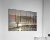 Women walking with a surfboard on Long Beach Pacific Rim National Park Acrylic Print