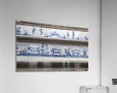 Ceramic tile stairs Plaza de Toros Bullring  Ronda Málaga Andalusia Spain Acrylic Print