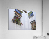 Windows with potted plants  Mondragons Palace Ronda Málaga Andalusia Spain Acrylic Print