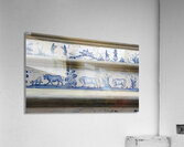 Ceramic tile stairs Plaza de Toros Bullring  Ronda Málaga Andalusia Spain Acrylic Print