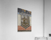 Bas relief plaque for Colorado is inlaid into Hoover Dams plazas surface one of the seven states that fall within the Colorado Rivers basin. Hoover Dam Arizona Nevada USA Acrylic Print