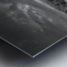 Cowichan Winter - Black & White Metal print