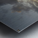 Caribbean sunset with catamarans and sailboats  Metal print