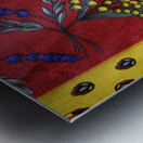 Red and Yellow Textiles - Aix-en-Provence Metal print