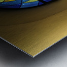 Contemporary stained glass window Eglise Saint Pothin Metal print