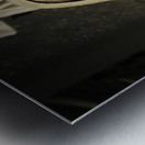 Wood carving of the virgin Eglise Saint Pothin Metal print