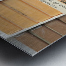 Melon and watermelon soap bars at the Lourmarin market Metal print