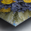 Dried roses and lavender flowers at market - Lourmarin Metal print