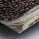 Black olives been sold in bulk Metal print