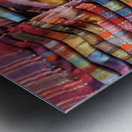 Fabric Thursday Market - Boulevard Saint Germain Metal print