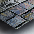 Postcards for sale on the banks of the Seine River - Paris Metal print