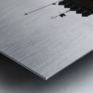 Vela Tower The Alhambra Granada Andalusia Spain Metal print