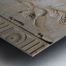 Palacio de Carlos V The Alhambra Granada Andalusia Spain Metal print