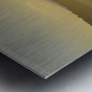 Small motor boat leaving Conover Cove Metal print