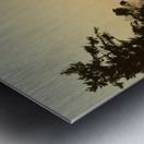 Photographing the sunset Metal print