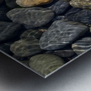 Polished rocks under the water. Sucia Island Metal print