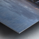 Winter sunrise in the Cowichan Valley Metal print