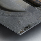 Wooden door. Cathedrale Saint-Sauveur. Aix-en-Provence. France Metal print