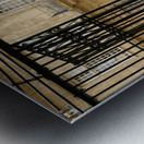 Entrance gate at the Hotel de Ville. Aix-en-Provence. France Metal print