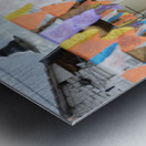 Calle Morales La Ronda. Quito. Ecuador Metal print