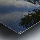 Dramatic clouds above Tonquin Beach Tofino Metal print